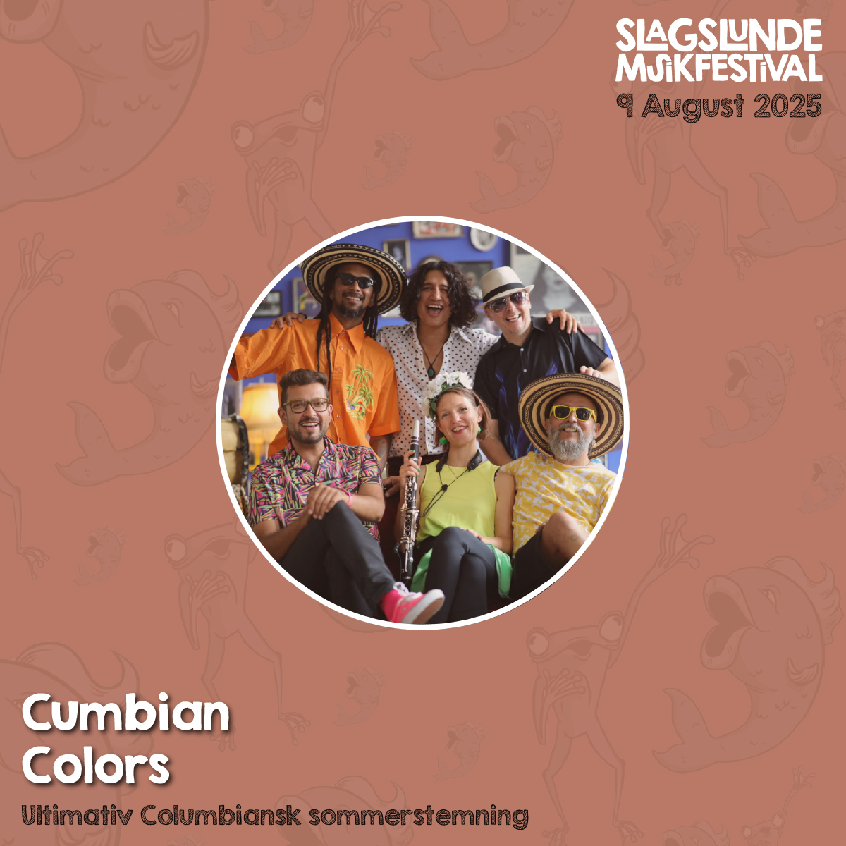 Cumbian Colors bringer sommerfest til Slagslunde Festival!